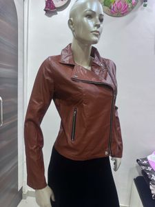Stylish Brown Leather Jacket