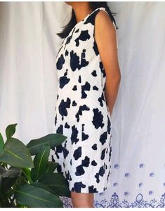 moo printed fur dress 🔥🔥
