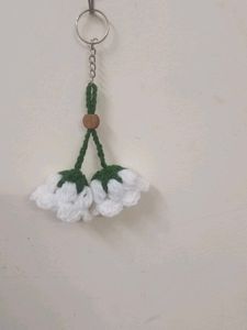 crochet Bell 🌹 keychain