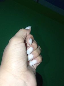 White Press-On Nails