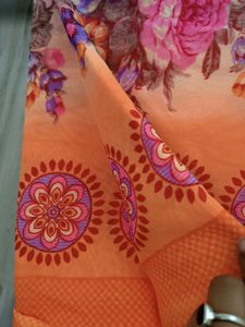 Floral Print Saree