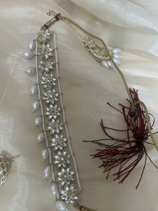 Kundan And Beads Set