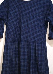 Blue Chex  One Piece