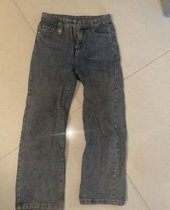 straight Leg blue Denim Jeans
