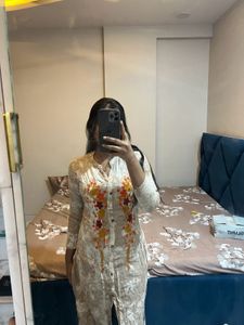 Floral Embroidered Kurti