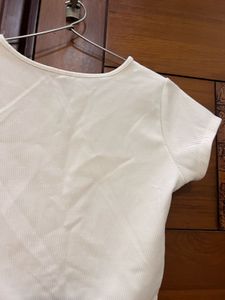 White Crop Top