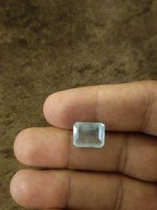 Emerald Cut Aquamarine Gemstone