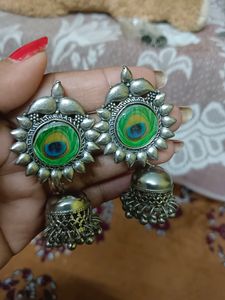 Three Oxidise Earrings Combo