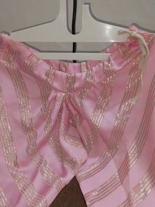 Pink Kurta paint dupatta 🩷