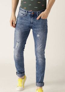 United Colors Of Benetton Men Blue Skinny Fit Jean