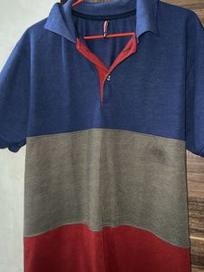 Color Block Polo Shirt