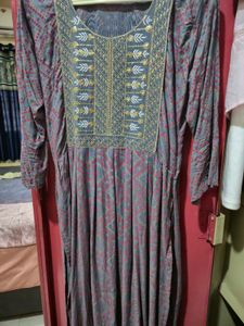 Patterned Maxi Dress