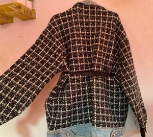 Tweed &amp; Denim Jacket