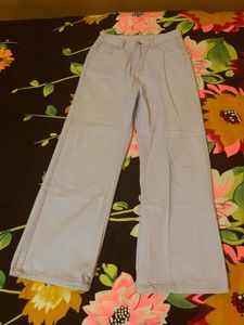 Light Purple Wide Leg Jeans