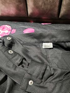 Y2K Baggy Fit Women Cargo In Black
