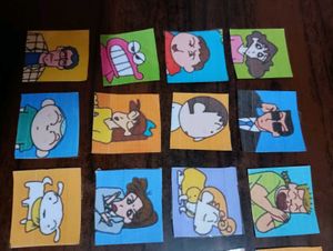 32 Shin Chan Laminated Sticker With Gum