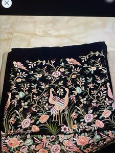 Embroidered Saree With Blouse Inside