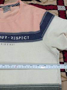 Trendy Colorblock T-Shirt Obey , Honour  Respect