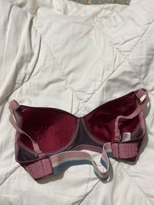 padded Burgundy Bra from Clovia