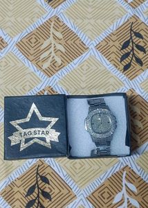 Sekou White 🤍 Diamond Men&#39;s Watch
