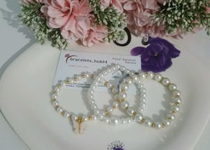 Pearl Bracelet Set