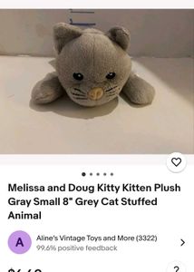 Melissa &amp; Doug Kitty Kitten Plush