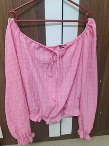 Pink Long Sleeve Top