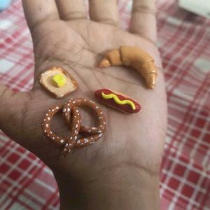 Miniature Clay Food Set