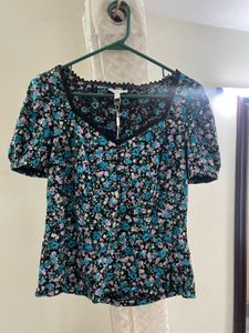 New monsoon Floral Sweetheart Top