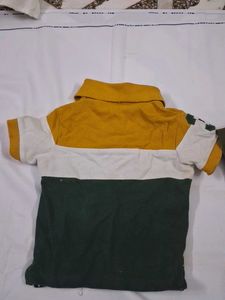 USPA Kids Polo T-Shirt.stain will go away.