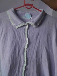 Cute Lavender Knit Top