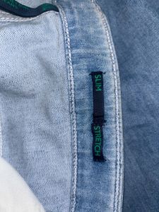 Benetton Light Wash Denim Jeans