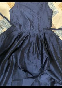 Blue Full-length Frock
