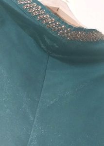 Elegant Green Embellished Kurta