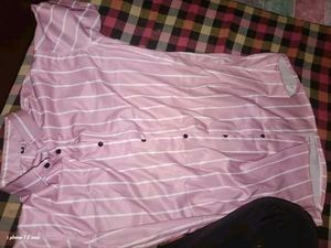 Pink Striped Shirt