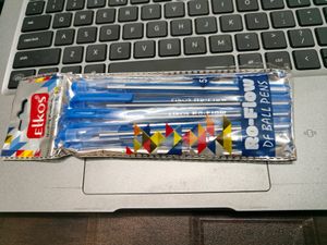 Elkos Shine Ball Pen 5pcs (Blue)