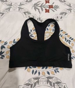 Black Sports Bra
