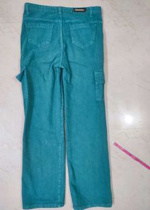 Teal Cargo Pants