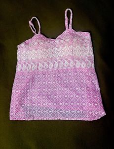 Pink Crop Top