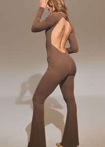 PRETTY LITTLE THINGS Brown JUMPSUIT