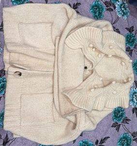 Cream Knit Cardigan