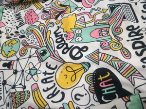 Fun Graphic Print Hoodie