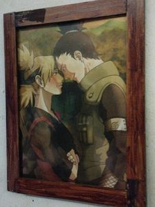 Shikamaru Temari Handmade Photoframe Faux Naruto