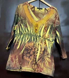 Multi Printed Winter Top For Girl Or Woman 38 Bust