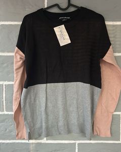 DKNY Color Block Sweater