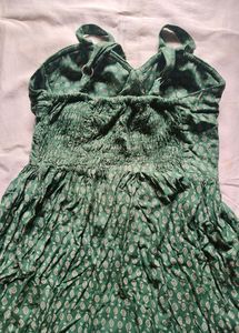 Green Dotted Sundress