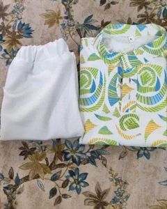 Cute Patterned Shirt &amp; Pants Set