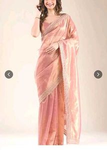 Elegant Pink Saree