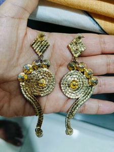 Golden Spiral Earrings