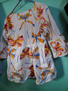 Butterfly Print Top